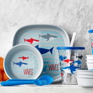 Member's Mark 20-Piece Break-resistant Wheat Straw Kids Dinnerware Set